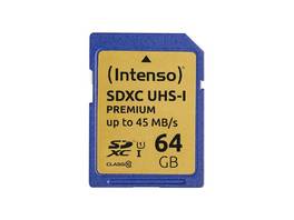 INTENSO SDXC Card Premium 64GB
