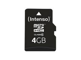 INTENSO micro SDHC Card Class 10 - 4GB