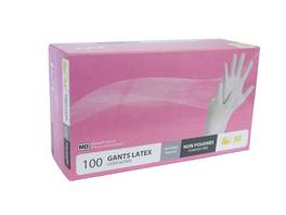 JET+ Gants en latex taille M, 100 pièces