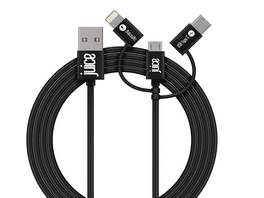 Juice Ayez toujours le bon câble avec vous avec le câble 3en1 pratique d'USB-A