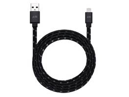 Just Mobile AluCable Flat (tressé) - Lightning 1.2 m