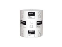 KATRIN Rouleaux d'essuie-mains en papier Basic M système 1 couche, 6 rouleaux