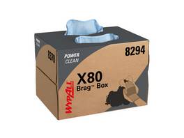 KIMBERLY-CLARK Chiffons d'essuyage Wypall X80 Power Clean Brag Box 160 feuilles