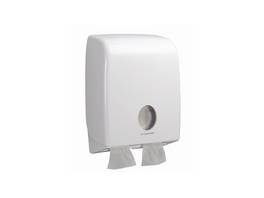 KIMBERLY-CLARK Double distributeur de papier toilette feuille à feuille Aquarius
