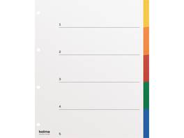 KOLMA Blankoregister Strong XL 5-teilig