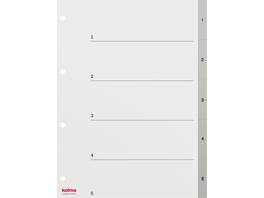 KOLMA Zahlenregister Superstrong 1 - 5
