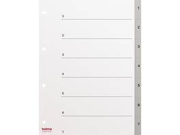 KOLMA Zahlenregister Superstrong 1 - 7