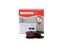 KORES Farbband Nylon schwarz/rot