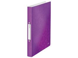 LEITZ Ringbuch WOW PP A4 - 2-Ring 10 Stück