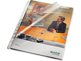 LEITZ Zeigetaschen PP A4 genarbt 0.13 mm - 100 Stk.