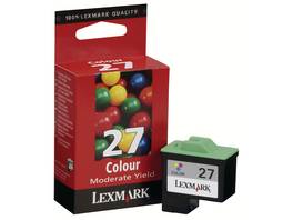 LEXMARK Tintenpatrone 27 HY color