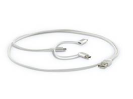 LMP 3-in-1 Kabel - Lightning, Micro-USB & USB-C 1 m