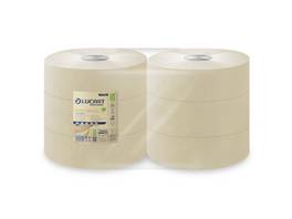 LUCART EcoNatural 350 Jumbo Toilettenpapier 2-lagig, 6 Stk.