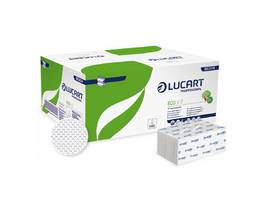 LUCART Essuie-mains en papier Eco V2 pliage V, 2 couches, blanc