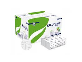 LUCART Essuie-mains en papier Eco pliage Z, 2 couches, blanc