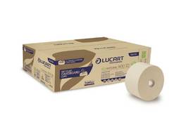LUCART Papier toilette EcoNatural 900 ID Jumbo 2 couches, 12 rouleaux