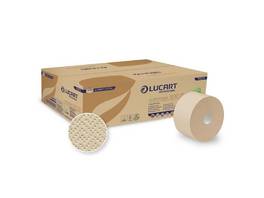 LUCART Papier toilette EcoNatural ID Jumbo mini 2 couches, 12 rouleaux