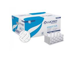 LUCART Papierhandtücher Strong V 2.25 V-Falz, 2-lagig, weiss