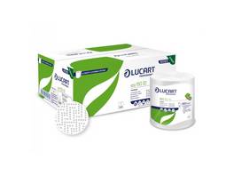LUCART Rouleaux d'essuie-mains en papier Eco ID 2 couches, 6 rouleaux