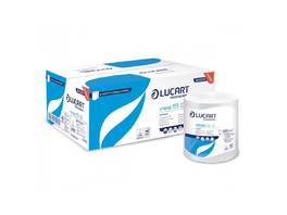 LUCART Rouleaux d'essuie-mains en papier Strong ID 2 couches, 6 rouleaux