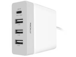 MACALLY HOME72 Chargeur secteur 4x USB Ports