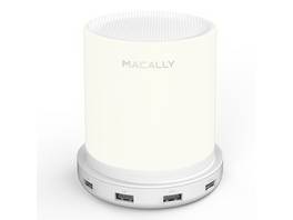 MACALLY Lampcharge mit USB-A Ladeports