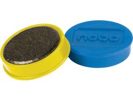 NOBO Aimant ronde 32 mm - assortis (10x)