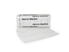 OECO SWISS Essuie-mains en papier pliage Z, 2 couches, blanc