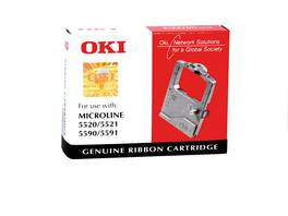 OKI Farbband Nylon schwarz