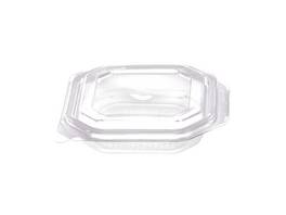 Octobox transparent aus PP mit Klappdeckel,