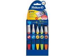 PELIKAN Set Pinceau Griffix 5 pcs. - 5 couleurs