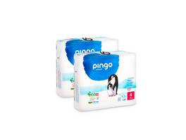 PINGO Couche T4 Maxi 7 - 18 kg, 80 pièces