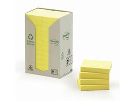 POST-IT Bloc-notes recycl. 51x38mm jaune