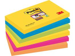 POST-IT Haftnotizen Super Sticky Carnival Collection 6 x 90 Blatt