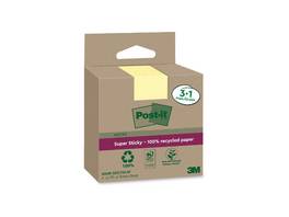 POST-IT SuperSticky Notes 76x76mm, 4 x 70 feuilles