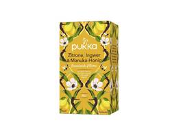 PUKKA Lemon Ginger Manuka-Honey Bio