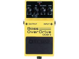 Pédale compacte Boss Bass Overdrive, le standard pour l'overdrive de guitare basse