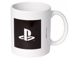 Playstation Logo schwarz-weiss - Tasse [315ml]