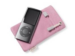 Pochette de protection Moshi pour téléphones portables, MP3 et iPod nano 1/2/3/4 / 5G - Rose