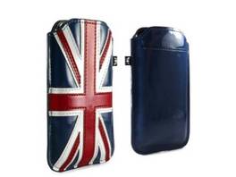 Pochette en cuir Proporta avec Union Jack pour iPhone 5 / 5S / SE - Brillant