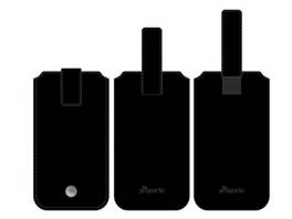 Pochette en cuir doublée d'aluminium Proporta pour iPhone 5 / 5S / SE - Noir ardoise