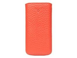 Pochette en cuir fait main Mapi avec dragonne pour iPhone 5/5S/SE - orange