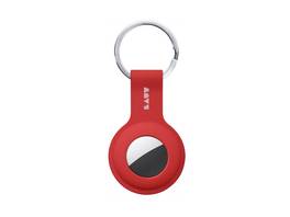 Porte-clés LAUT en silicone de haute qualité pour Apple AirTag - Crimson