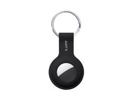 Porte-clés LAUT en silicone de haute qualité pour Apple AirTag - Noir