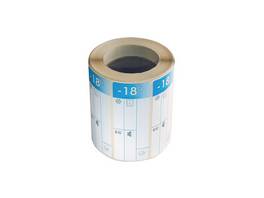 Prolabel -18°C, 80x30mm adhésif permanent, Carton de 10 rouleaux