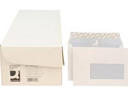 Q-Connect Couverts C6 100g/m2 -  fenêtre à droite