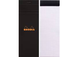 RHODIA Bloc notes noir 74x210mm