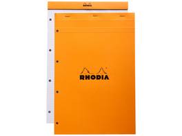 RHODIA Notizblock orange 210x318mm