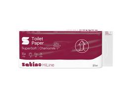 SATINO  Papier hygiénique HiLine à la camomille, 3 couches, 8 rouleaux