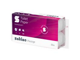 SATINO Prestige Papier toilette 4 couches, 8 roleaux